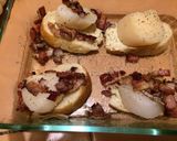 A picture of step 1 of Gratinated Scallops.