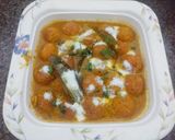 A picture of step 58 of Paneer kofta.