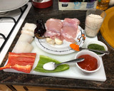 Foto del paso 1 de la receta: Arroz con pollo y bacalao