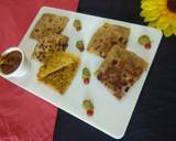Moong Dal (Yellow Lentil) Stuff Parathas recipe step 11 photo