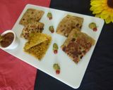 A picture of step 11 of Moong Dal (Yellow Lentil) Stuff Parathas.