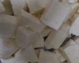 A picture of step 3 of Shahi Paneer.