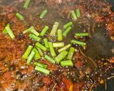 A picture of step 3 of Fideuá with Cuttlefish and Asparagus.