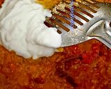 A picture of step 5 of Mushroom do pyaza.