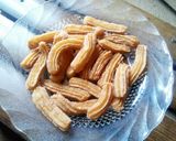 Foto langkah ke 8 dari resep ×× Churros (satu telur, tanpa mixer).