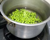 A picture of step 1 of Peas (Matar)Puri.