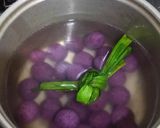 Foto langkah ke 2 dari resep Bubur Candil Ubi Ungu.