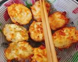Hình bước làm 4 của món Cà tím chiên phô mai