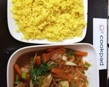 A picture of step 9 of My Chinese Chicken with Rice😀.