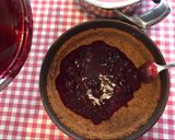 A picture of step 4 of Cake with Blueberry Panna Cotta and Mixed Berries.