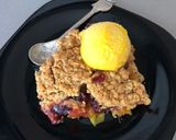 Pas rețetă Crumble- 🥭🍑🍇🍎🍊 4 fotografie