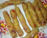 A picture of step 3 of Sweet potato curl rolls.