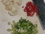 Tumis tauge baso sapi petai (soybean sprout stir fry)