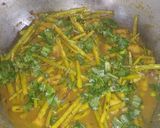 मूंगा आलू मटर की सब्जी (moonga aloo matar ki sabzi recipe in Hindi) रेसिपी चरण 5 फोटो