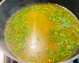 A picture of step 1 of Coriander & garlic khichu.