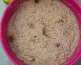 A picture of step 2 of Banana nutella oats.