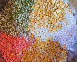 A picture of step 1 of Healthy Cheela (Mixed Dal Cheela).