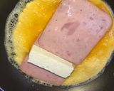 Foto del paso 2 de la receta: Roll de huevos con jamón y queso