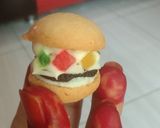 Foto langkah ke 4 dari resep Cookies burger mini eggdrop.