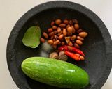Foto langkah ke 1 dari resep Pecel Kacang Timun dan Terong.