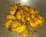 A picture of step 2 of Spiny Gourd Fry.