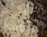 Hình bước làm 3 của món Bánh đúc chay(màu hoa đậu biếc)