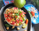 A picture of step 7 of Sprouts Chickpeas Salad Chaat Recipe.