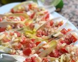 Foto del paso 4 de la receta Endivias rellenas de salmón con vinagreta de lima y cilantro🌱🍈
