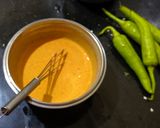 A picture of step 2 of Stuffed Mirchi Bhaji.