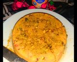 A picture of step 5 of Basbousa.