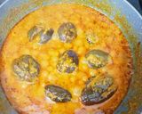 A picture of step 6 of Stuffed brinjal masala.