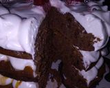 Foto del paso 3 de la receta: Torta de chocolate hecha en sartén con merengue italiano 🍓