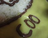 A picture of step 8 of Custard coconut cake.