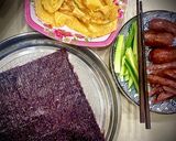 Hình bước làm 1 của món Kimbap Việt Nam