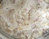 Une image de l'étape 4 de Cookies aux pralines roses et chocolat blanc.