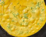 A picture of step 4 of Sattu cheela.
