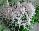 Hình bước làm 5 của món Cốm dẹp trộn dừa