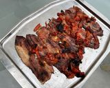 A picture of step 8 of Grilled Marinated Pork Belly with Cherry Tomatoes.