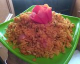 A picture of step 4 of Chana dal biryani.
