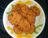 A picture of step 3 of Garri Fritters(Garin Rogo).