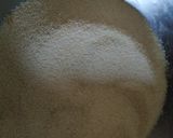 A picture of step 1 of Suji sugar ladoo.