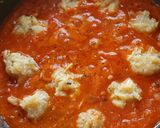 A picture of step 6 of Baked Meatball Spaghetti.