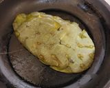 A picture of step 2 of Nopal Stuffed with Beans and Cheese.