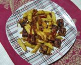 Foto del paso 3 de la receta: Pasta vegana con tempeh y vegetales salteados :)