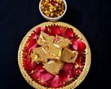 A picture of step 4 of Sattu ki Sukhadi.