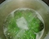 Foto langkah ke 3 dari resep Klepon Ketan Unti Kelapa Kenyal No Kapur Sirih.