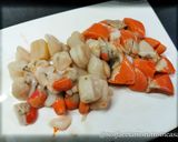 A picture of step 2 of Radicchio and Scallop Risotto.