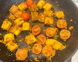 A picture of step 5 of Spicy and Tangy Cherry Tomato-Paneer Tasty Bites😋.