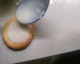 A picture of step 1 of Milkmaid cookies.