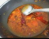 A picture of step 3 of Rajsthani Dal Baati Churma thali (lunch or dinner).